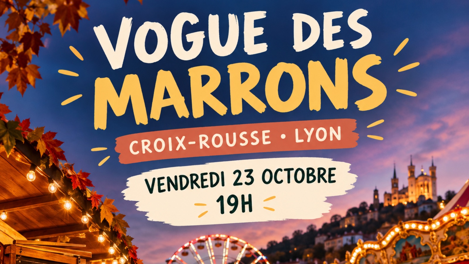 Visuel de 🎢 Vogue des Marrons 🌰