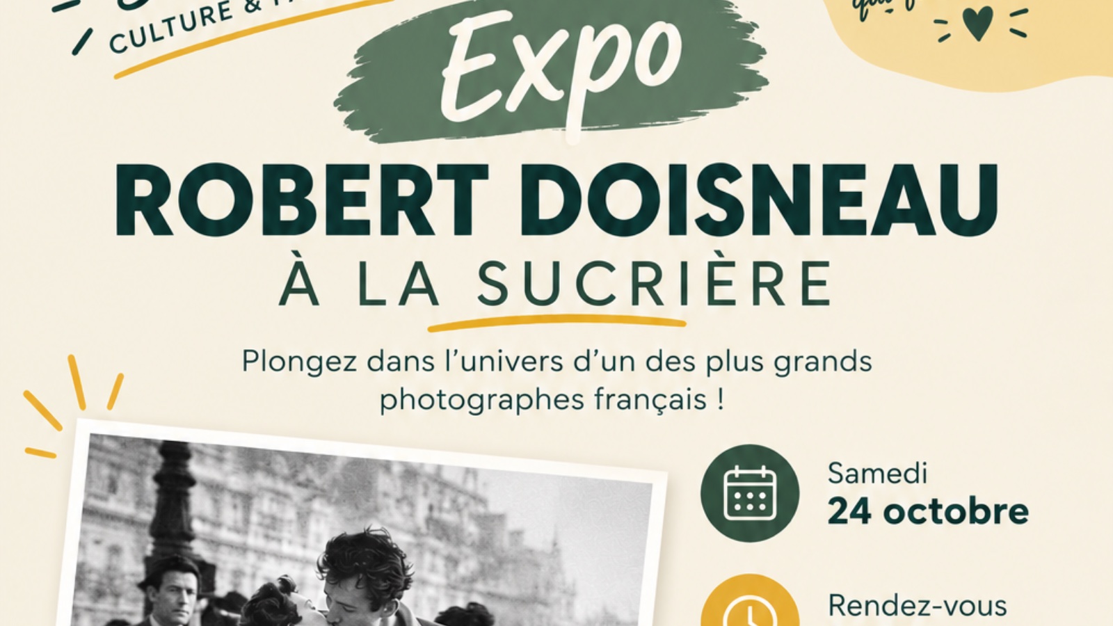 Visuel de 📸 Expo Robert Doisneau 📸