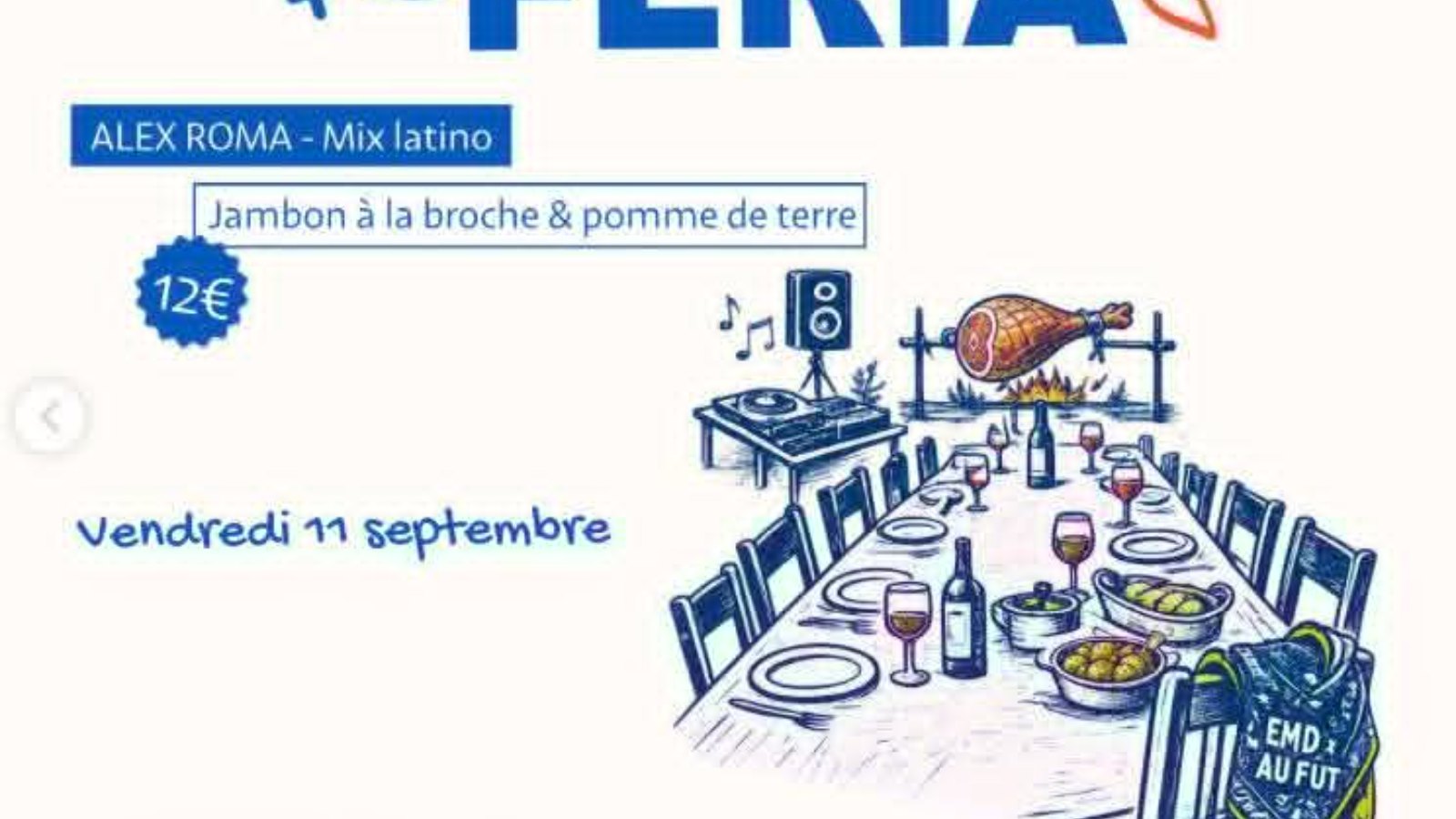 Visuel de la sortie FERIA! Au FUT