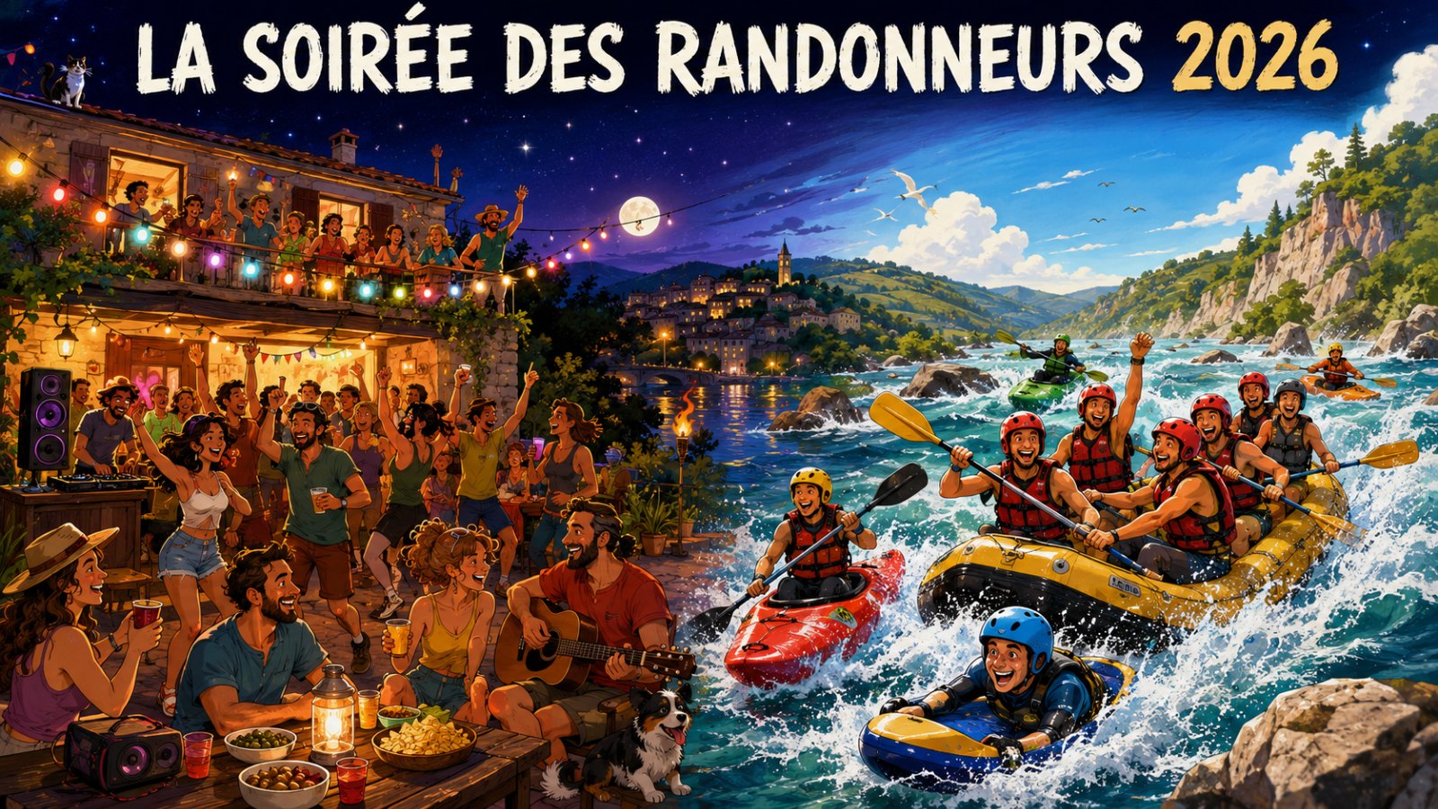 Visuel de la sortie đ„Ÿđ LA SOIRĂE DES RANDONNEURS